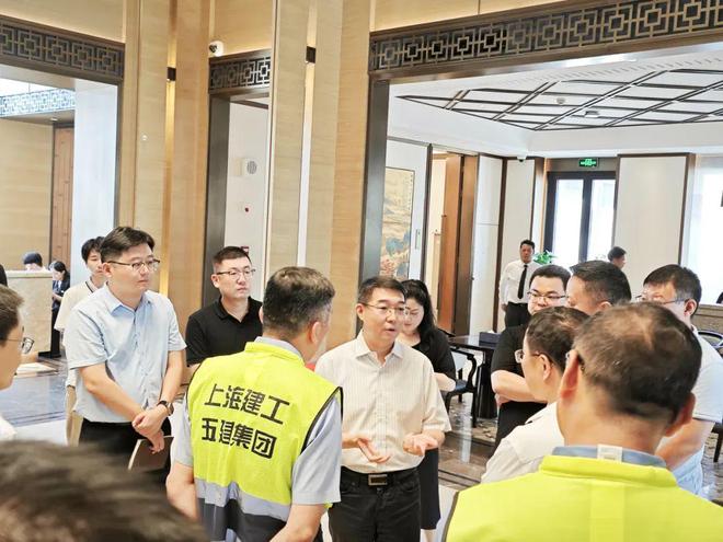 泰禾海上院子最新动态-奉贤领导『泰禾海上院子』视察指导保交房(图6)