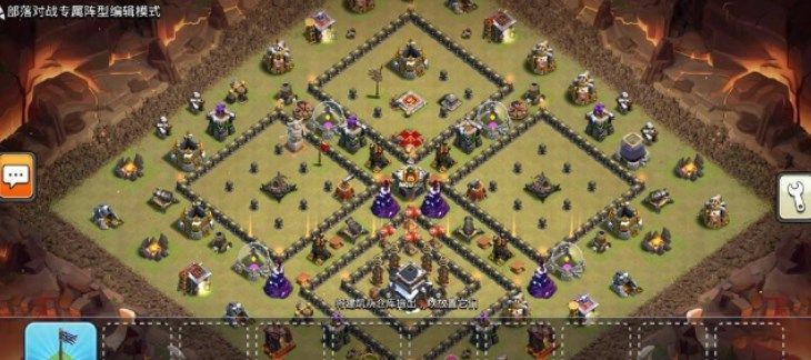 部落冲突9本最强阵容推荐：9本最强防御阵型高清图2022(图2)