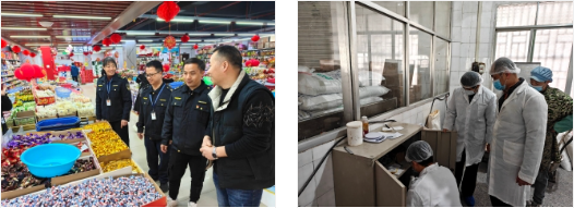 广西灵川县大圩镇市场监管所严抓年货食品安全守护新春幸福“食”光(图1)