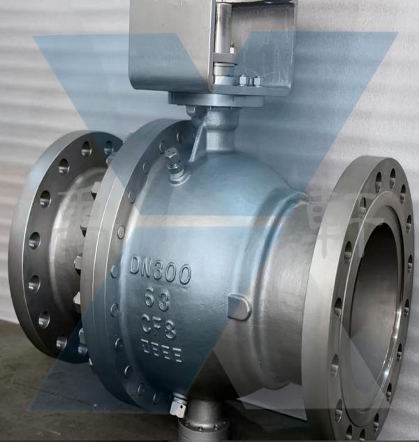 Kaiyun（中国体育）：上海禹轩Q947F-63P-DN300不锈钢固定球阀整装待发之新疆华泰化工(图2)