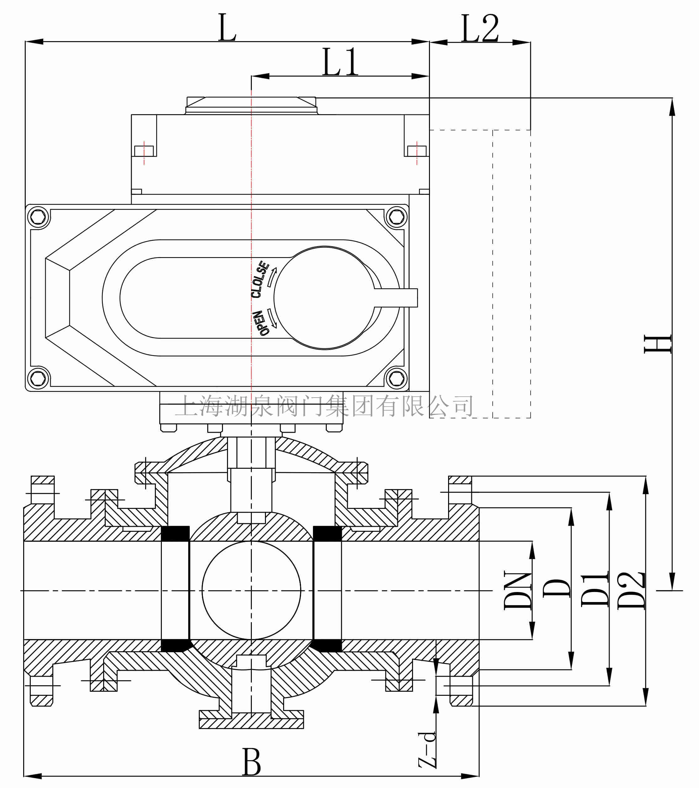 Kaiyun体育网站：电动球阀工作原理图及接线图片(图1)