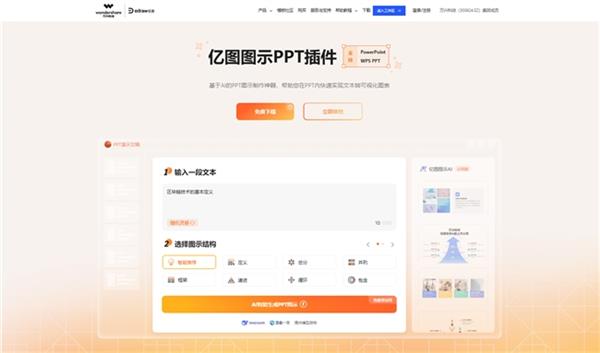 万兴科技旗下亿图图示发布PPT插件融合DeepSeek兼容WPS实现文本秒级图示化(图1)
