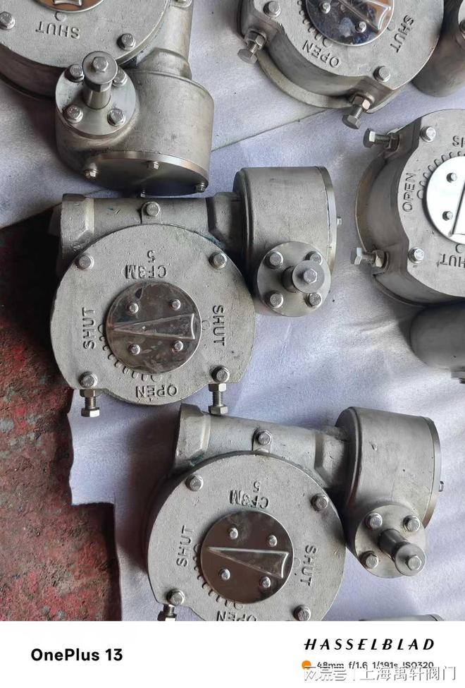 上海禹轩CFM3不锈钢管网式蜗轮箱将交付江苏阀门厂配套固定式球阀(图1)