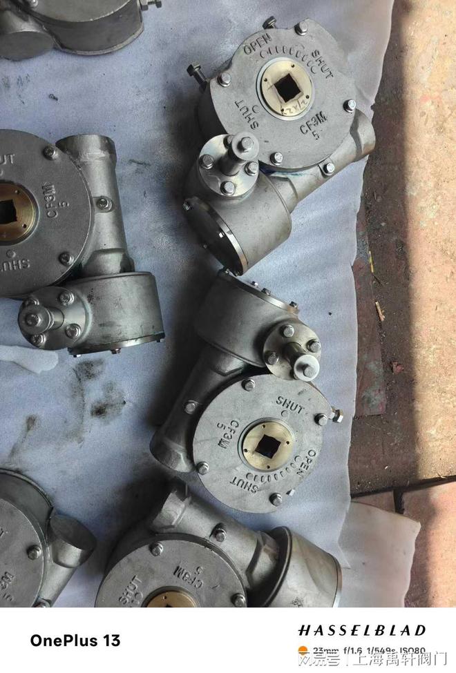 上海禹轩CFM3不锈钢管网式蜗轮箱将交付江苏阀门厂配套固定式球阀(图4)