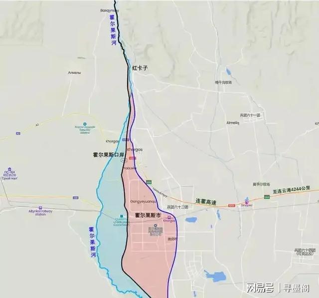 中哈霍尔果斯河划界并不合理霍河以东这块土地应全部划归中国(图5)